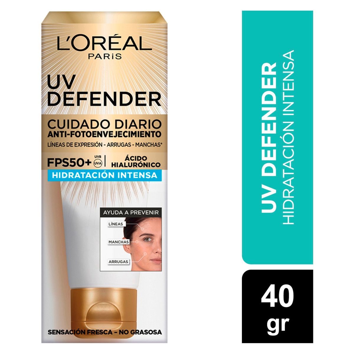 DERMO EXPERTISE - Uv Defender Hidratacion Intensa Dermo Expertise