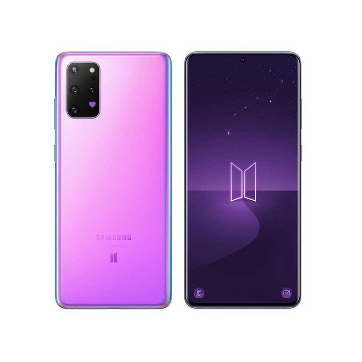 SAMSUNG - SAMSUNG Galaxy S20+ 5G 128GB Púrpura Reacondicionado