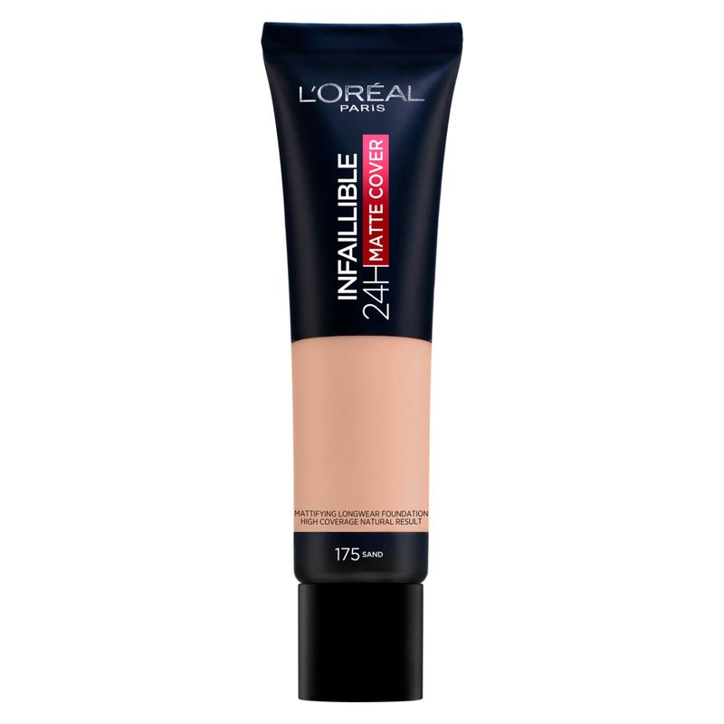 LOREAL PARIS - Base Maquillaje Infallible Matte Cover 175 Sable  Loreal Paris