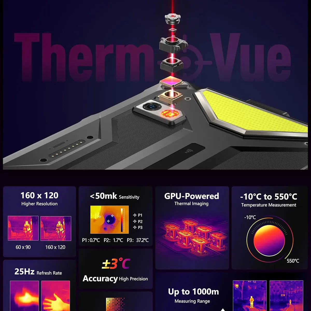 ULEFONE - Tableta Ulefone 5G Armor Pad4 Ultra 16GB+256GB