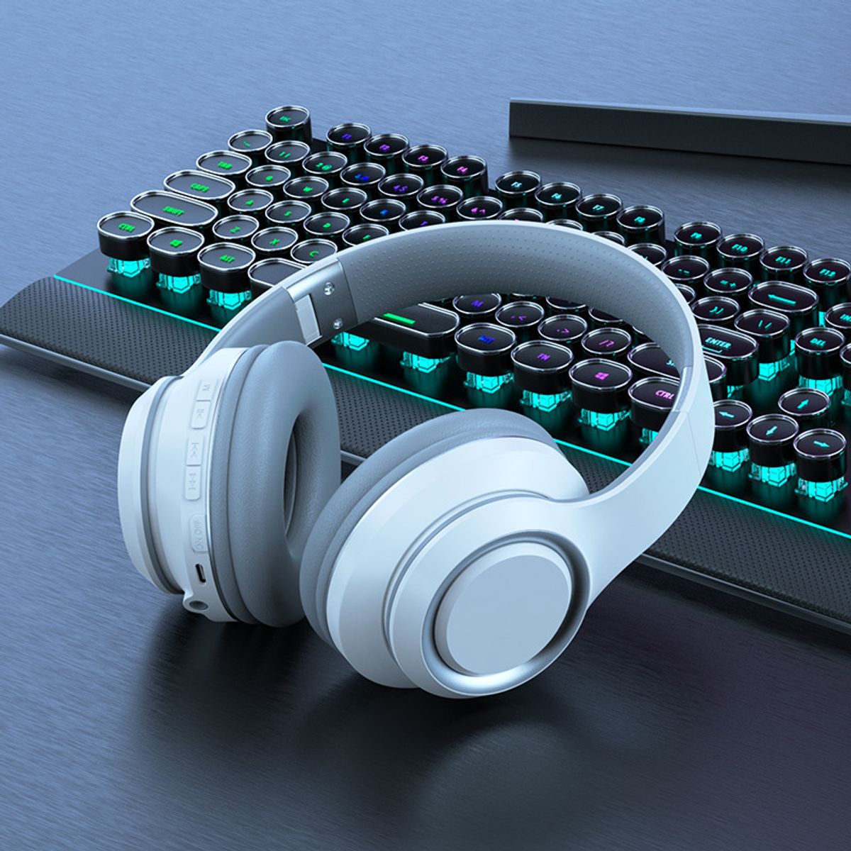 TIOZONEY - Audifonos de juego para la cabeza
