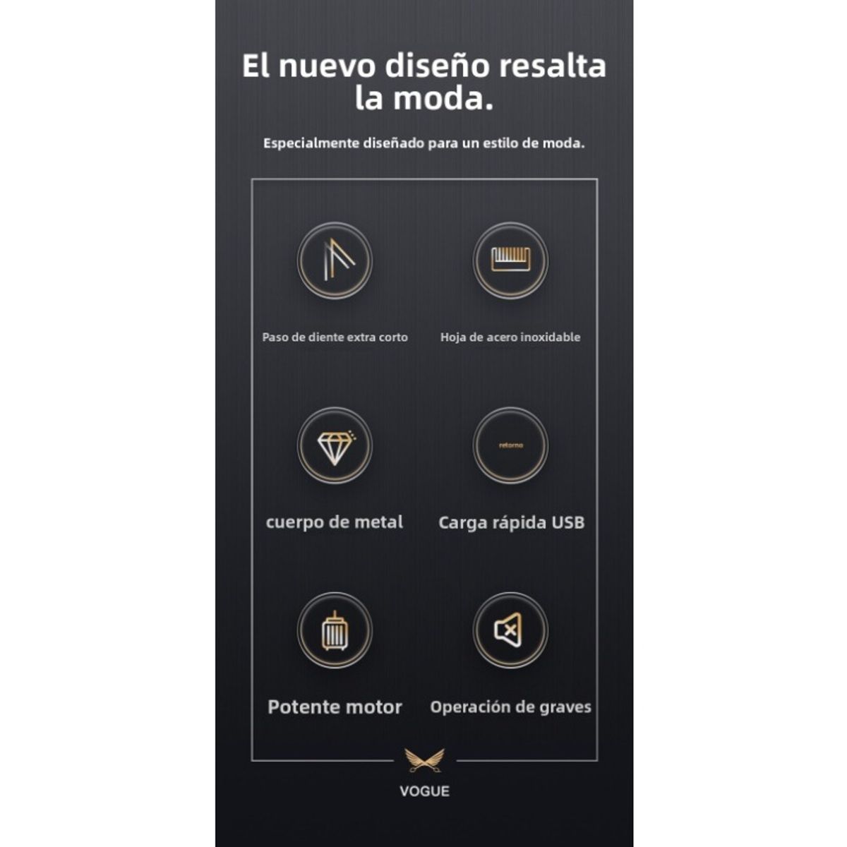 TIOZONEY - Cortapelo Profesional