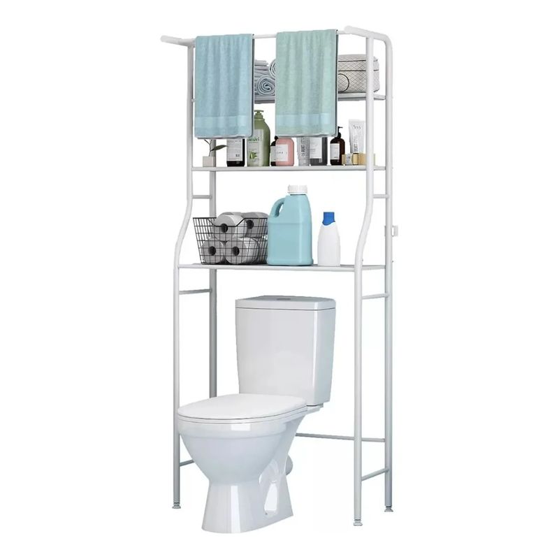 GENERICO - Repisa Baño Muebles Organizador Fierro Portatil Estantes