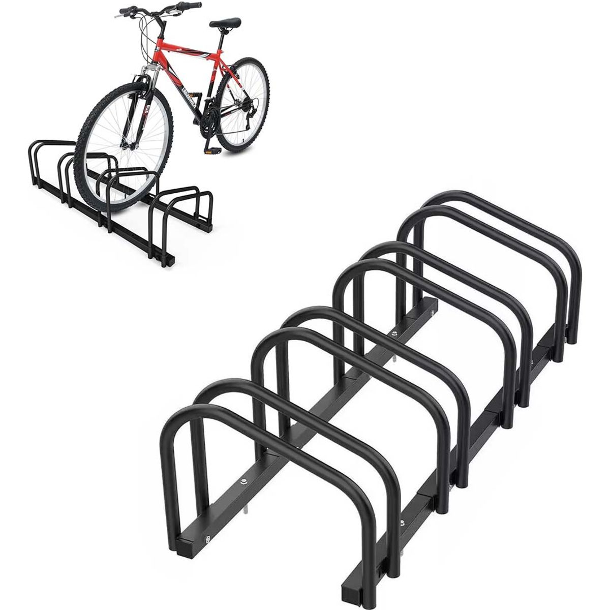 U BUY - 4 Soporte De Estacionamiento Bicicletaestantes Ajustables