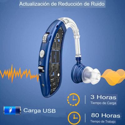 Imagen 2 del producto Audifono Recargable Hipoacusico Soredera Con Estuche Calidad