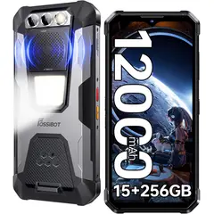 OUKITEL - Fossibot F106 Pro Celular 15GB+256GB 12000mAh Smartphone NFC