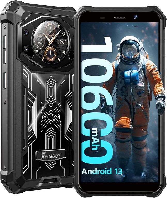 Fossibot F101 Pro Celular 15GB+128GB 10600mAh Smartphone NFC