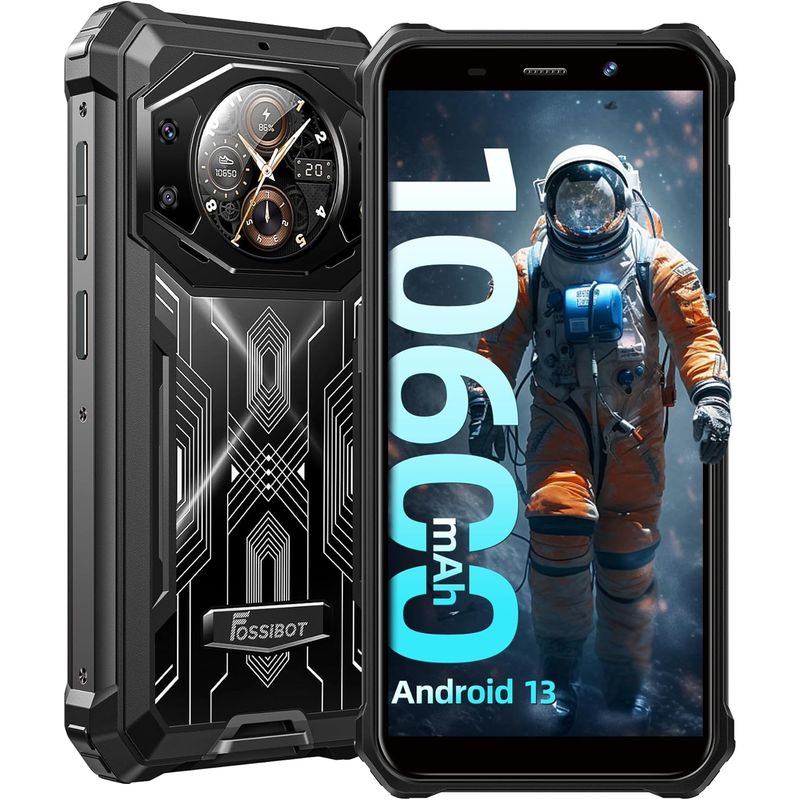 OUKITEL - Fossibot F101 Pro Celular 15GB+128GB 10600mAh Smartphone NFC