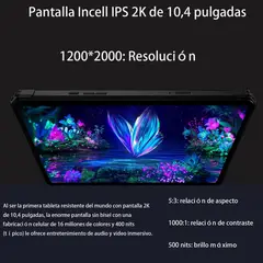 OUKITEL - FOSSiBOT DT2 Tableta 20GB+256GB 22000mAh WiFi6