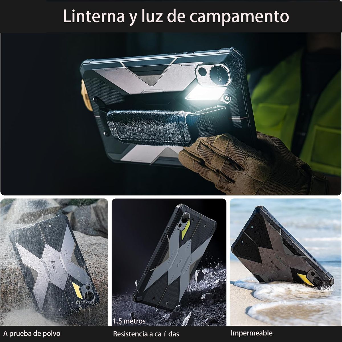 OUKITEL - FOSSiBOT DT2 Tableta 20GB+256GB 22000mAh WiFi6