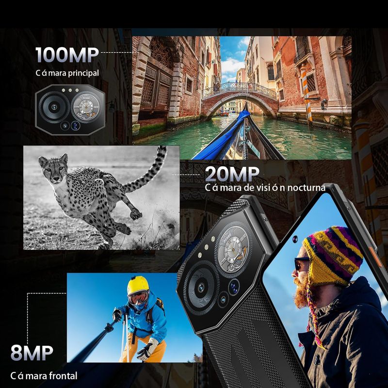 OUKITEL - IIIF150 B3 Celular 20GB+256GB 10800mAh 100MP NFC