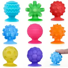 GENERICO - Juguete Sensorial con Ventosa Texturizado antiestrés