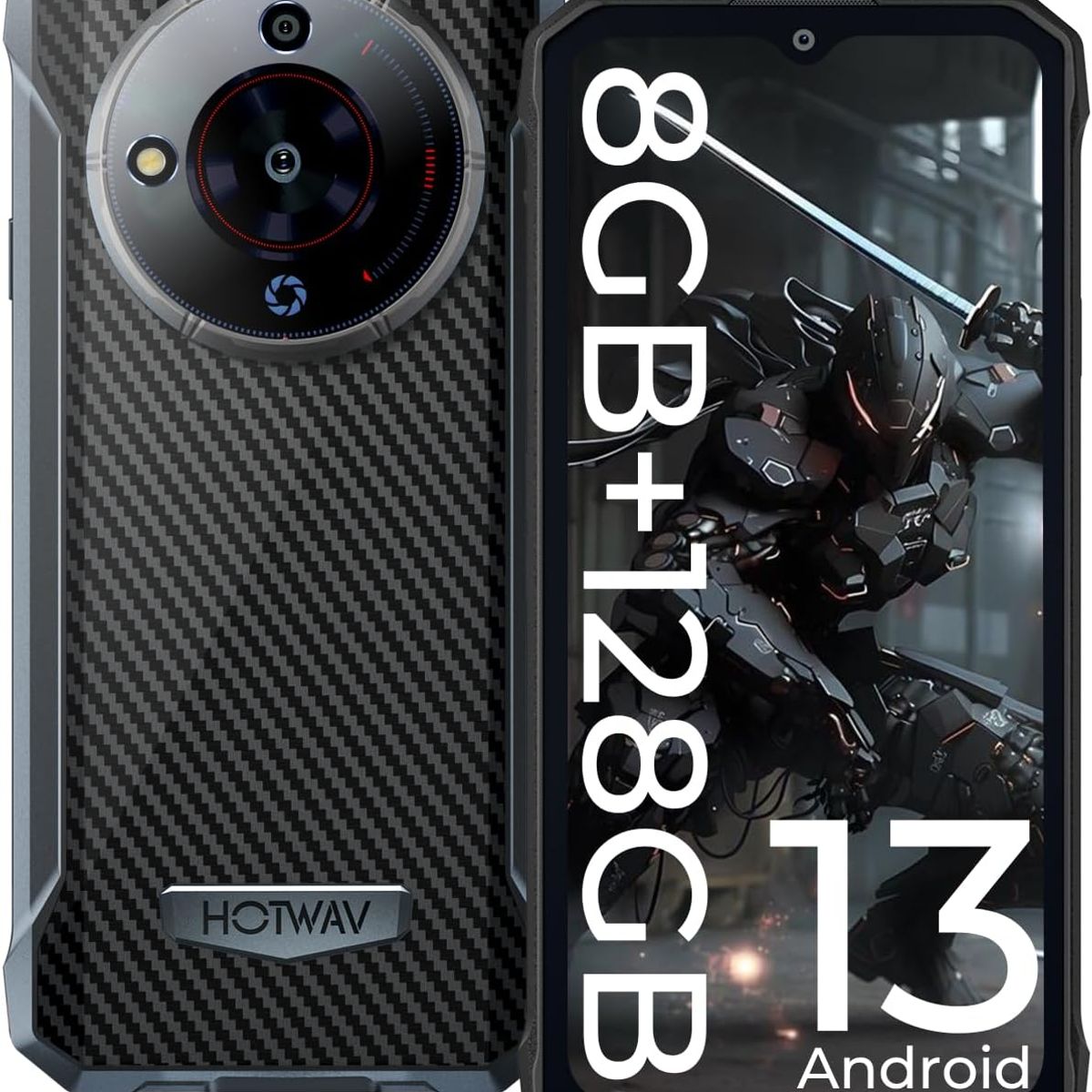 DOOGEE - HOTWAV T7 Celular 8GB+128GB Android 13 Smartphone