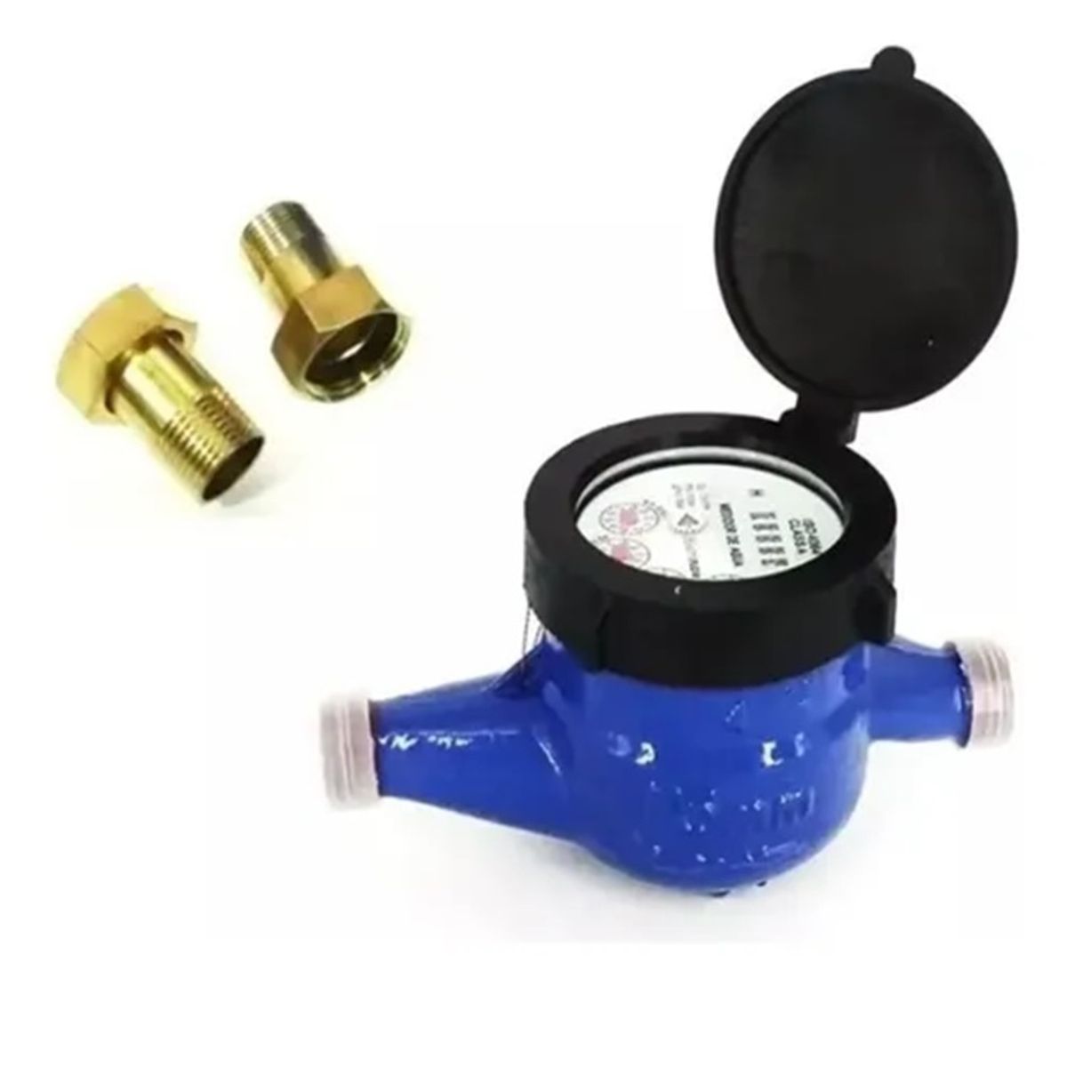 INOXCROM - Medidor Remarcador De Agua Con Colas De 1 Pulgada