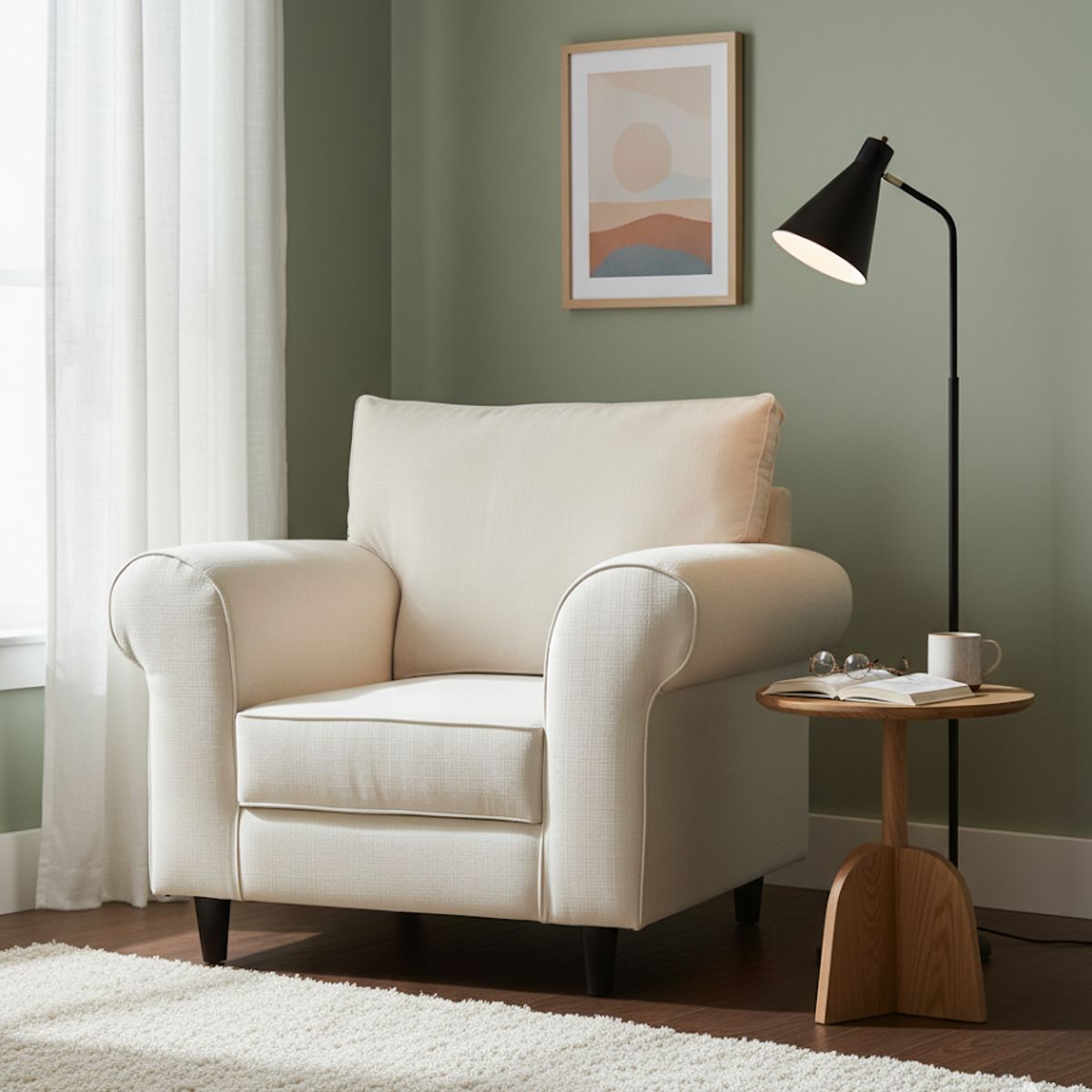 MUNDO LIVING - Living 311 Noah Crudo Sofa 3 cuerpos + 2 poltronas resortes