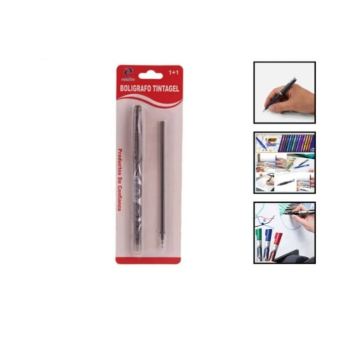 GENERICO - Set 3 Unidades De Boligrafo Punta Gel