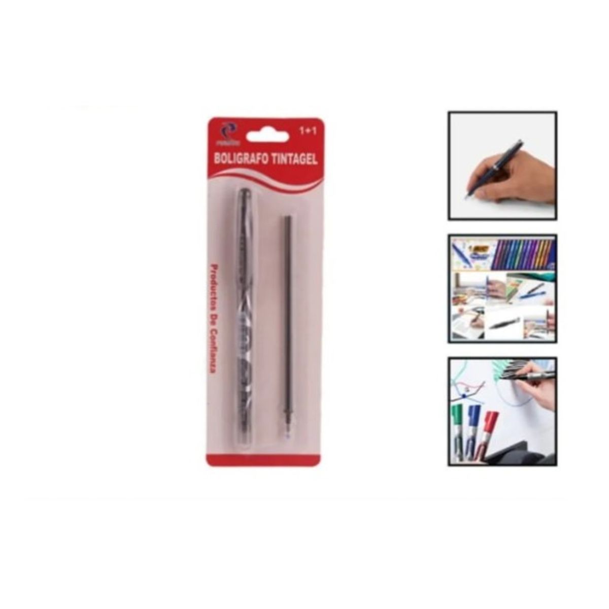 GENERICO - Set 3 Unidades De Boligrafo Punta Gel