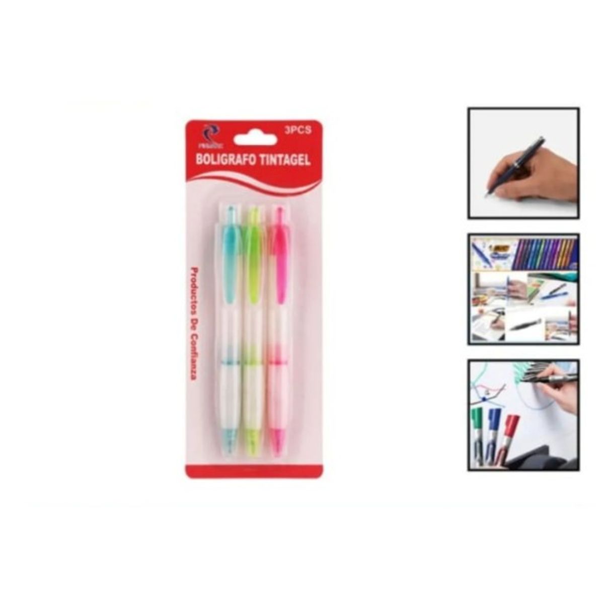 GENERICO - Set 9 Unidades De Lapices Boligrafos Tinta Gel