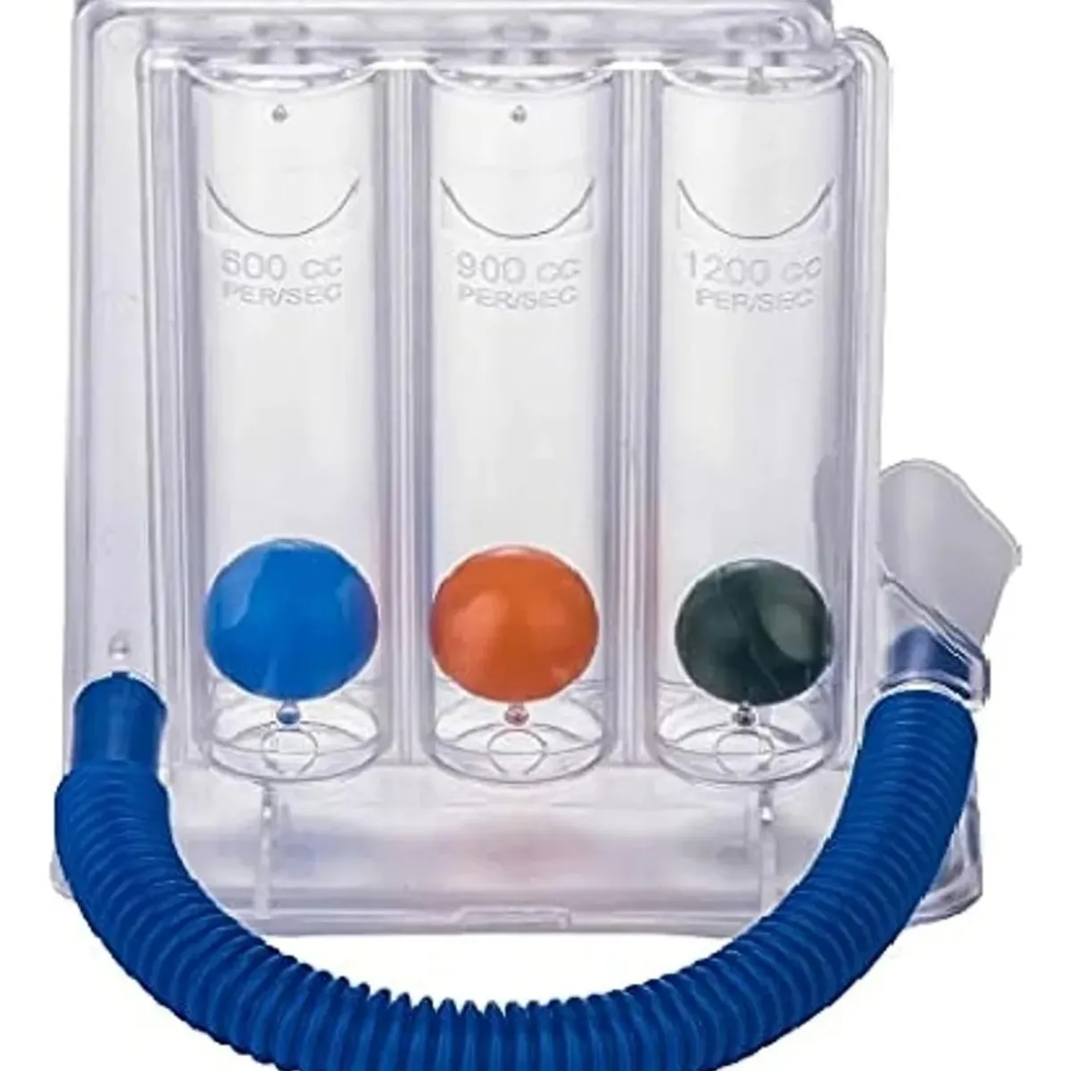 GENERICO - Triflo Espirometro Respiratorio Ejercitador Pulmonar 3 Balon