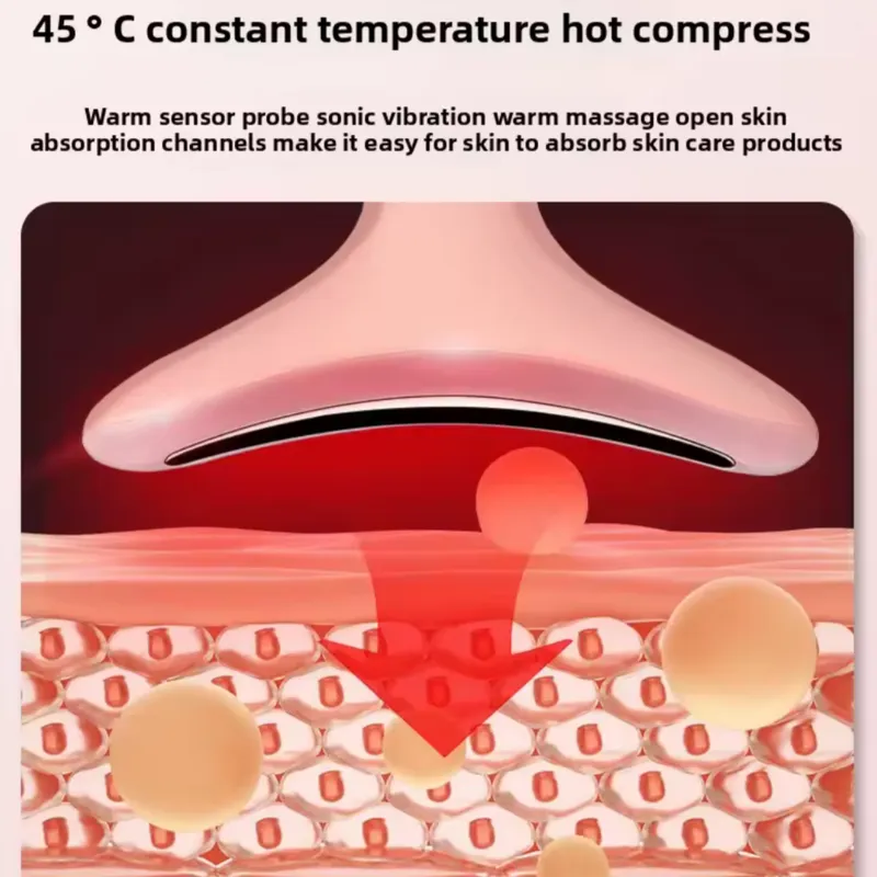 ROHS Masajeador facial limpiador antiarrugas cuello y rostro