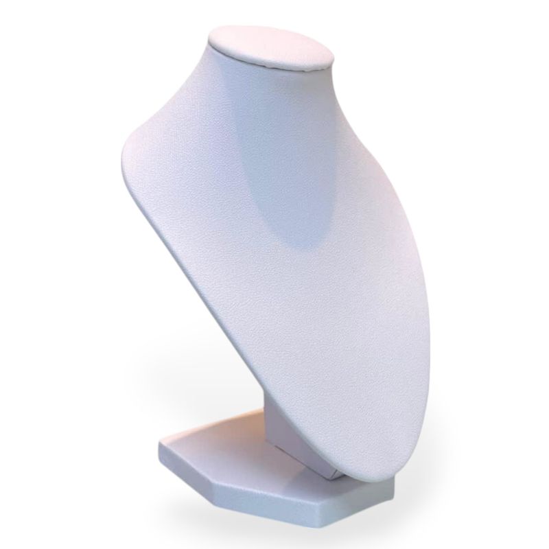 GENERICO - Exhibidor Cuello 16cm Bisuteria Joyas Blanco