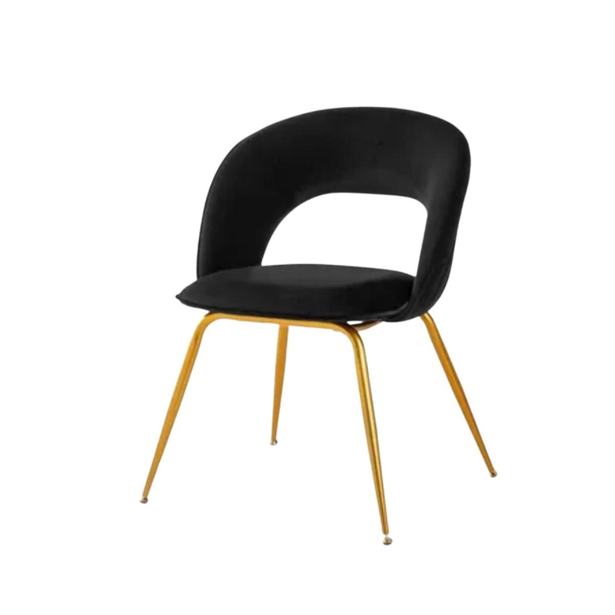 HABITA2 CHILE - Sitial Ibiza Patas Doradas - Negro