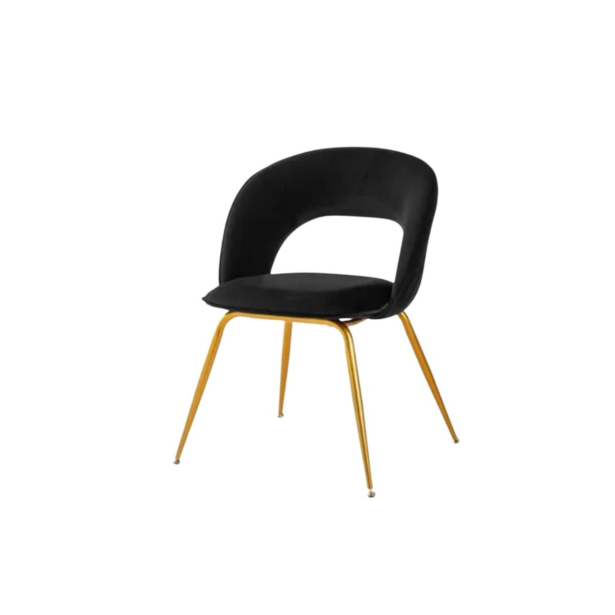 HABITA2 CHILE - Sitial Ibiza Patas Doradas - Negro