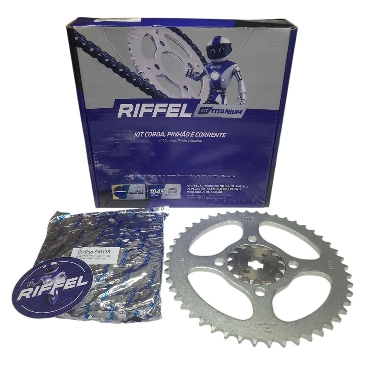 GENERICO - Kit Transmision Moto Yamaha Xtz 125 C/ Garantía