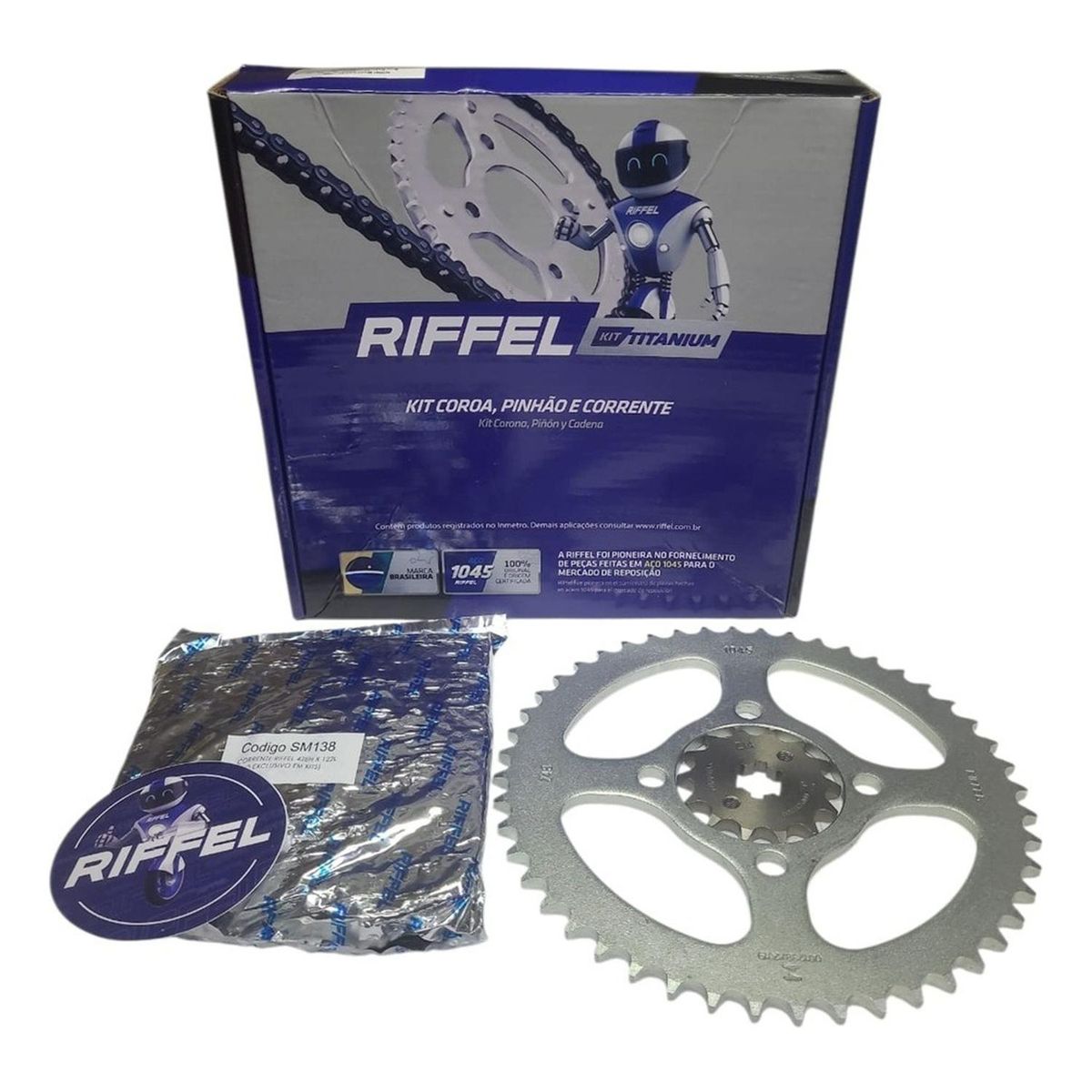 GENERICO - Kit Transmision Moto Yamaha Xtz 125 C/ Garantía