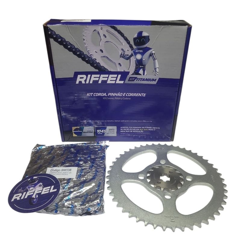 GENERICO - Kit Transmisión Moto Yamaha XTZ 125 RIFFEL