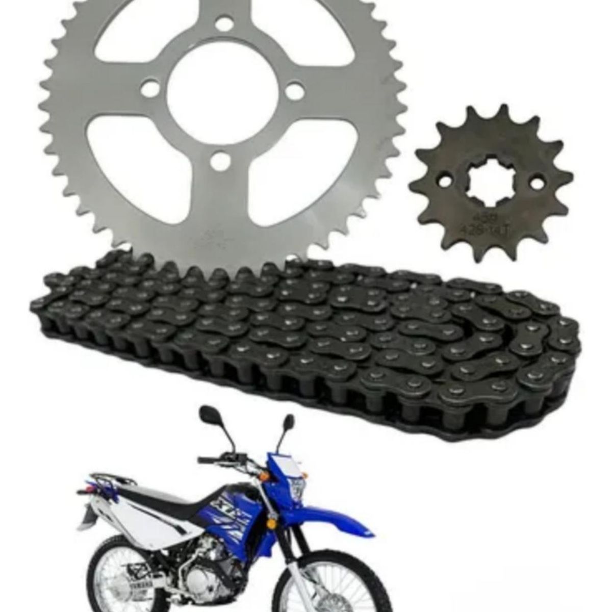 GENERICO - Kit Transmision Moto Yamaha Xtz 125 C/ Garantía