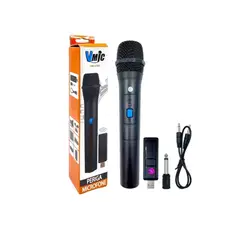 GENERICO - Micrófono Karaoke Inalámbrico Unidireccional Usb Vm-v16u
