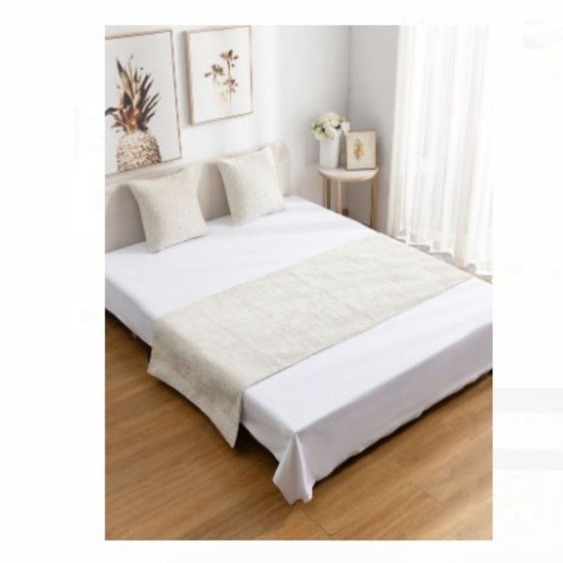 ANGELES DEL HOGAR - PIECERA SOLA DISEÑO CHENILLE CRUZ 70X210CM
