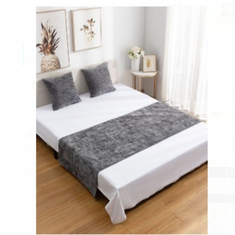 ANGELES DEL HOGAR - PIECERA SOLA DISEÑO CHENILLE CRUZ 70X210CM