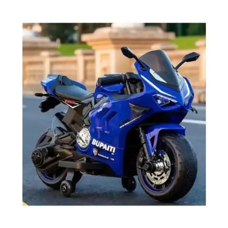 GENERICO - Moto Montable Para Niños Con Ruedas Infantil Azul