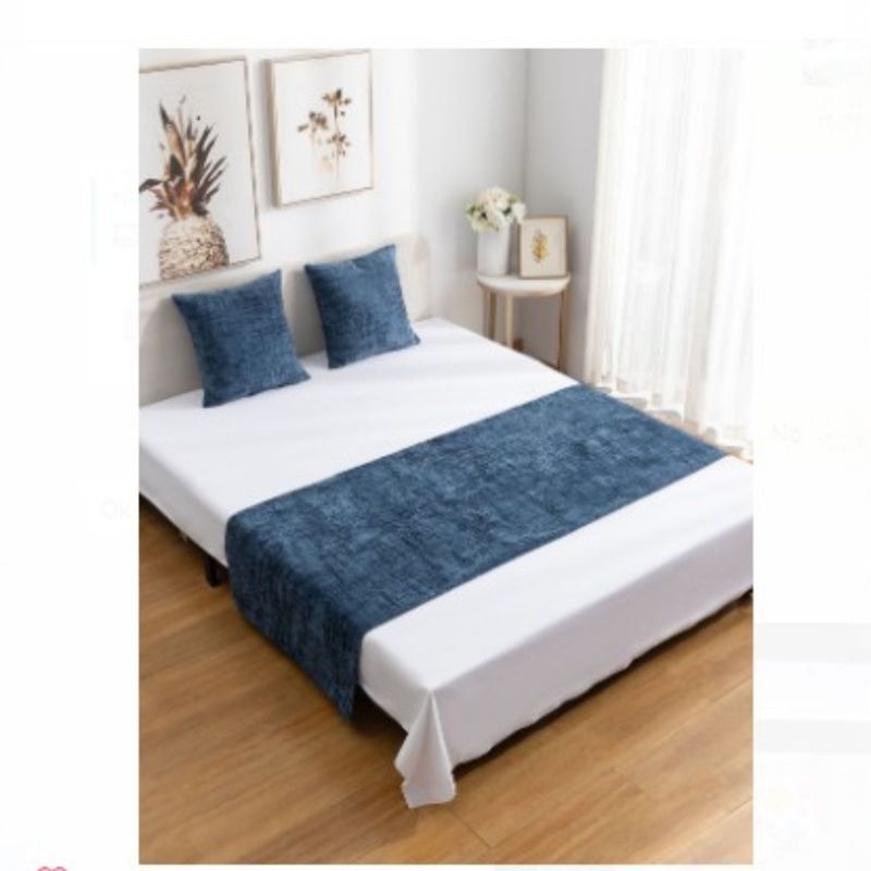 ANGELES DEL HOGAR - PIECERA SOLA DISEÑO CHENILLE CRUZ 70X210CM