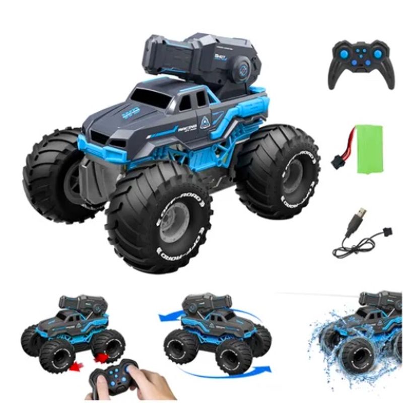 ATLAS - Auto Anfibio 4x4 Con Control Azul