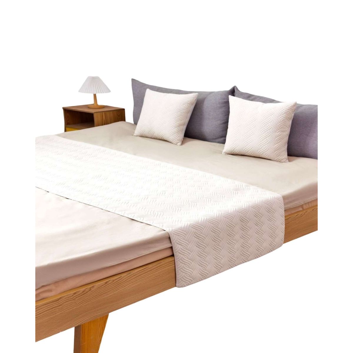 GENERICO - PIECERA MAS 2 FUNDAS ELEGANTE BEIGE