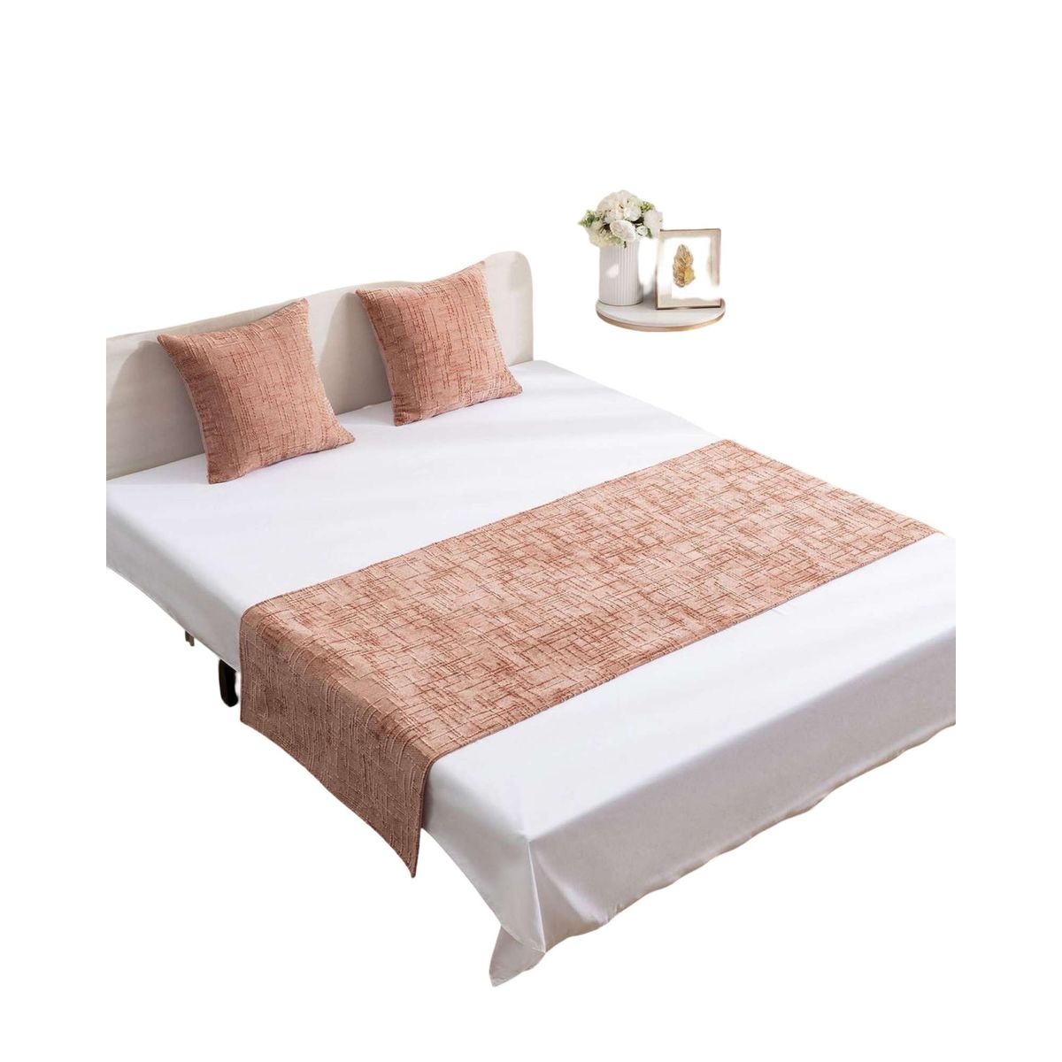 GENERICO - PIECERA MAS 2 FUNDAS MODELO CHENILLE