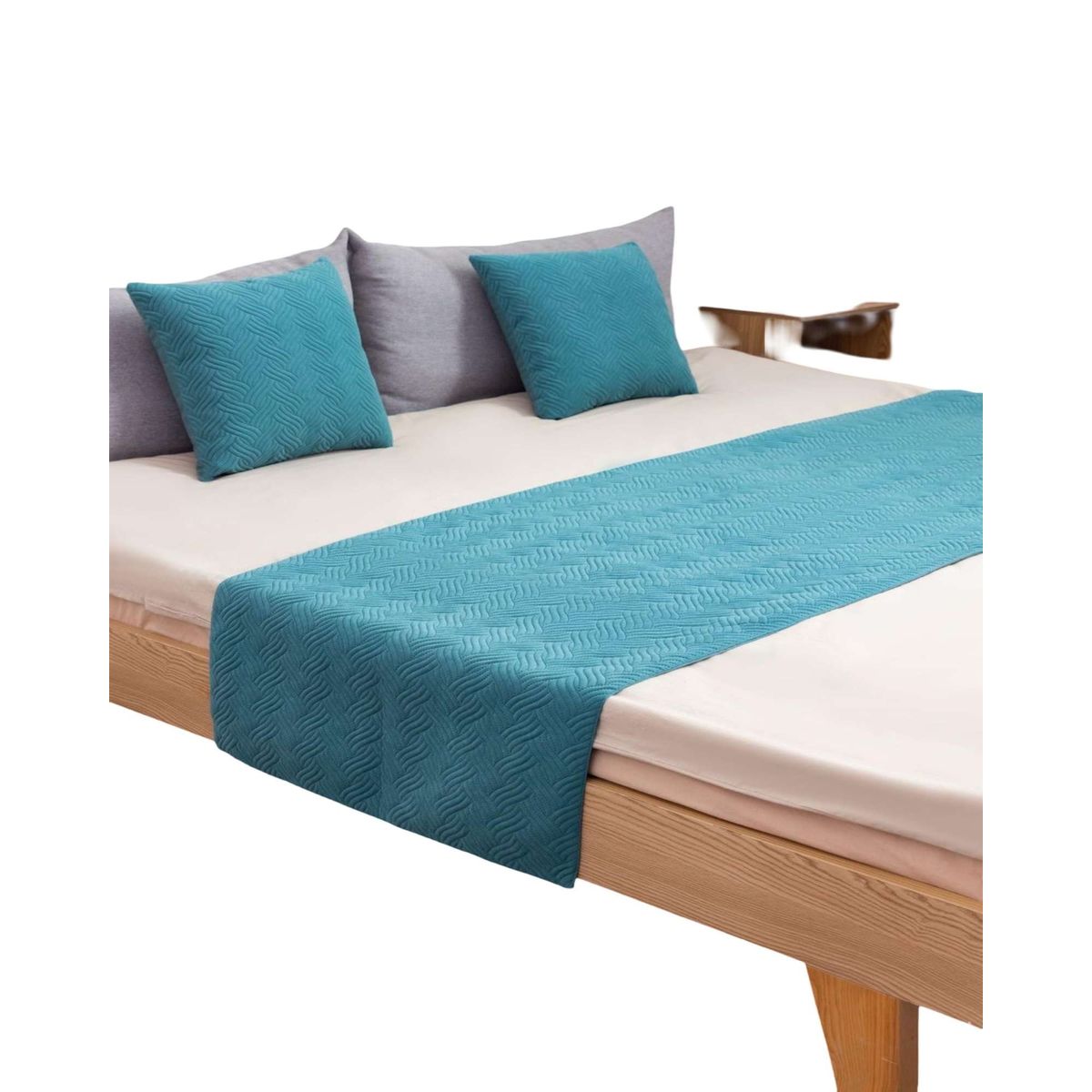 GENERICO - PIECERA SIN FUNDAS ELEGANTE TUEQUESA