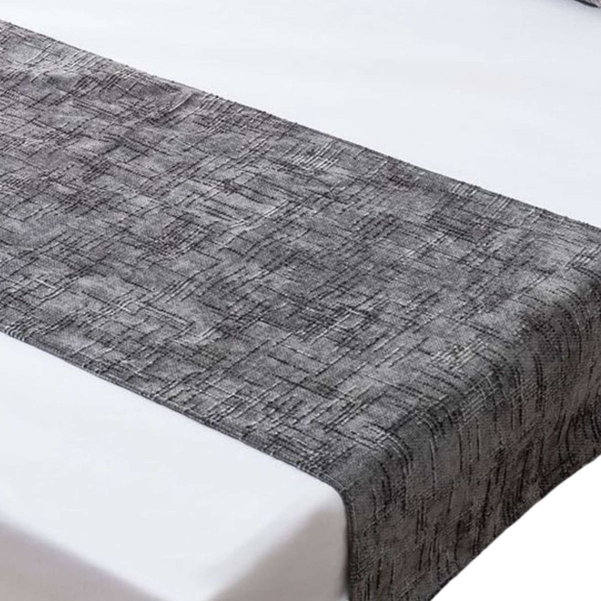 GENERICO - PIECERA SIN FUNDAS MODELO CHENILLE NEGRO