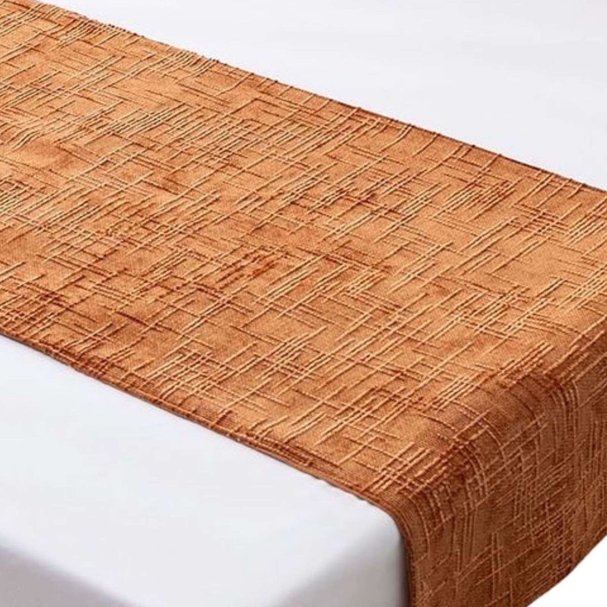 GENERICO - PIECERA SIN FUNDAS MODELO CHENILLE NARANJA