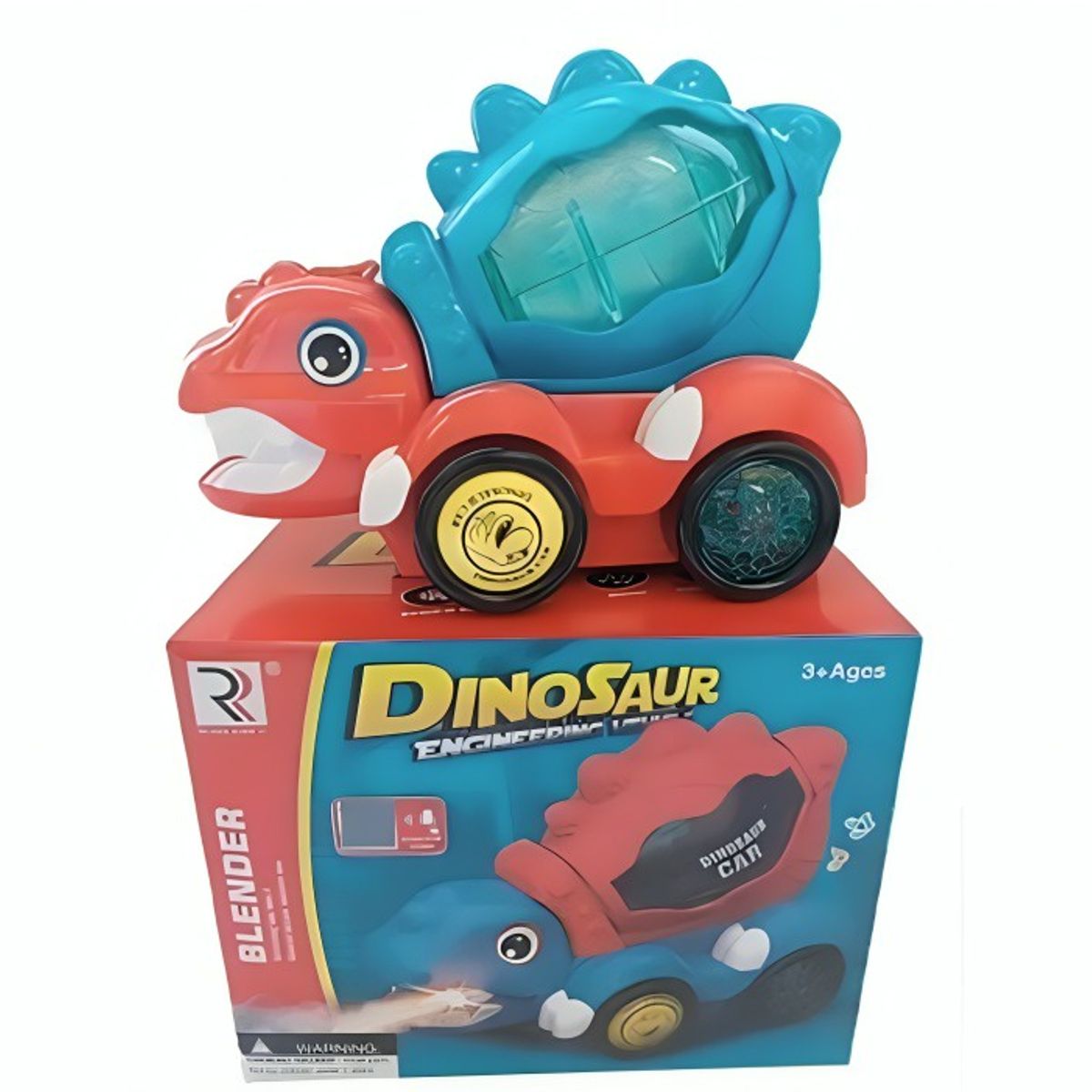 GENERICO - Auto Dinosaurio Juguete Excavadora Luces Para Niños