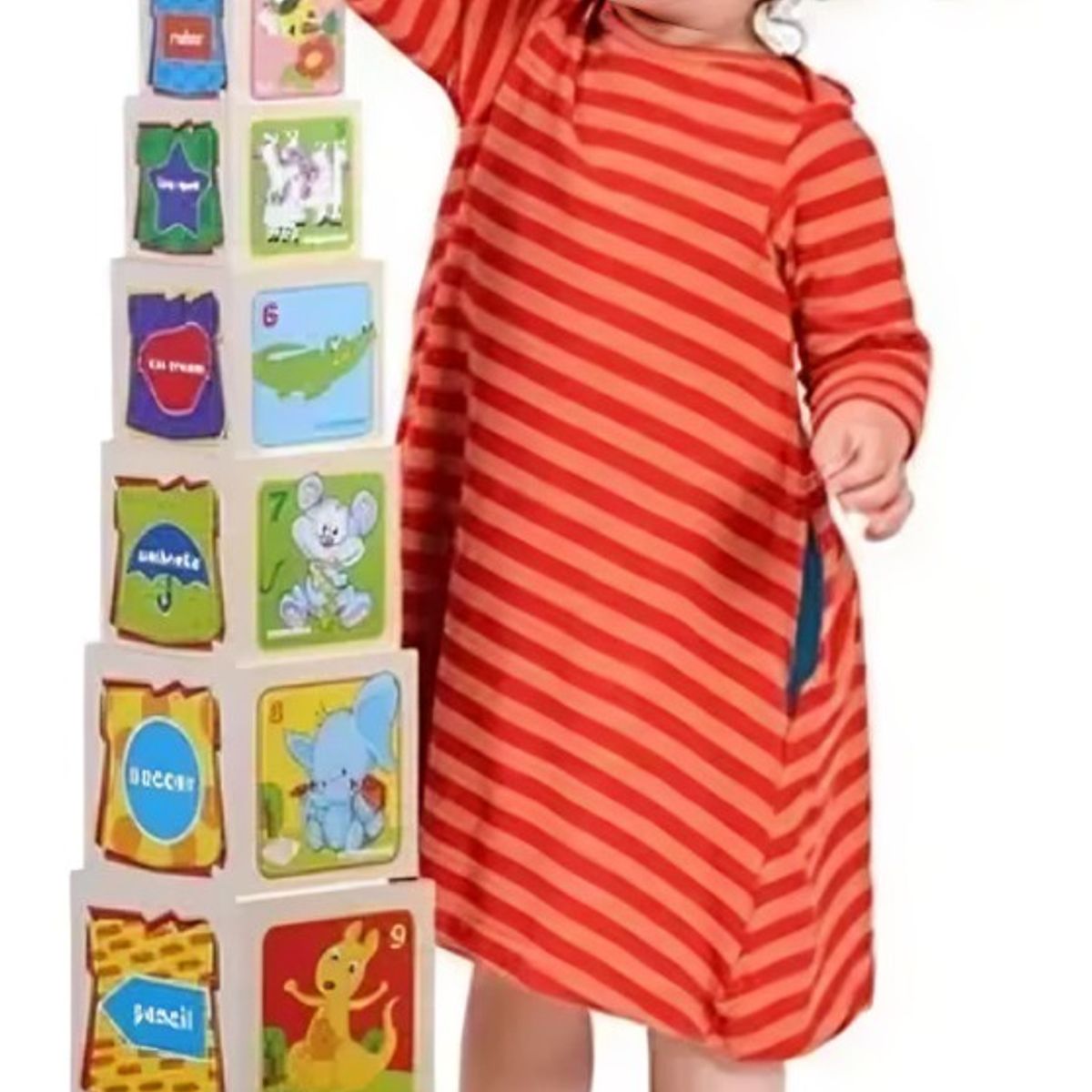 GENERICO - Torre 10 Juguete Madera