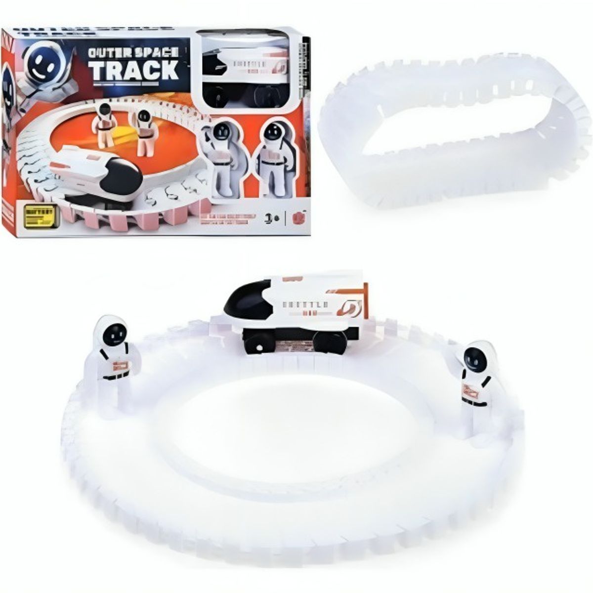 GENERICO - Mini Pista Nave Espacial Con Astronautas