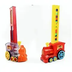 GENERICO - Tren Domino Automático Ficha Auto Electrónico Niño Juguete