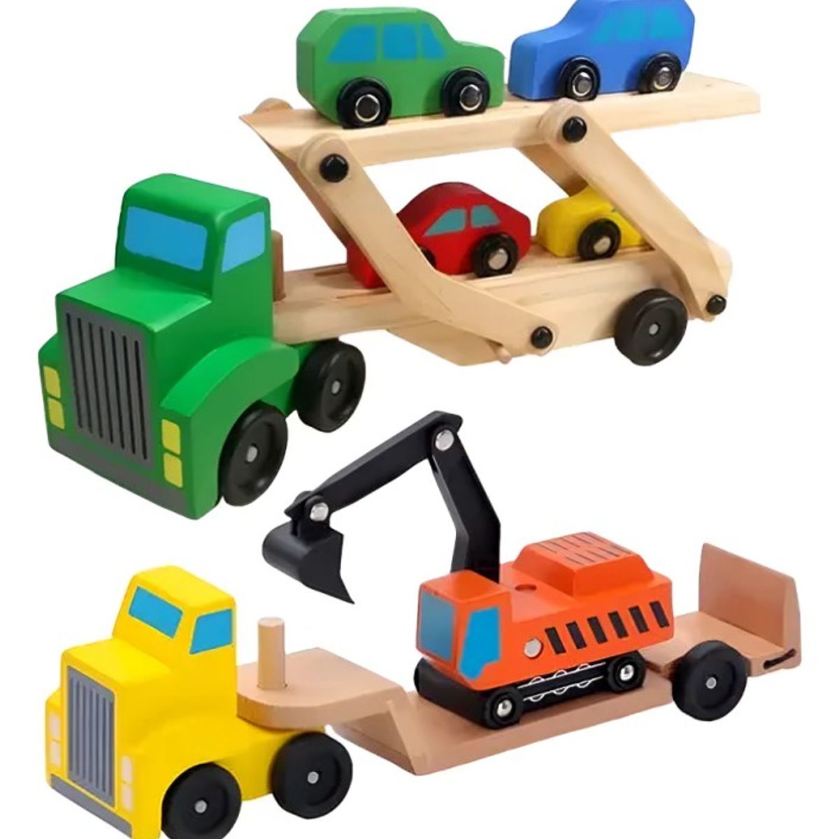 GENERICO - Camión Transporte Juguete Madera