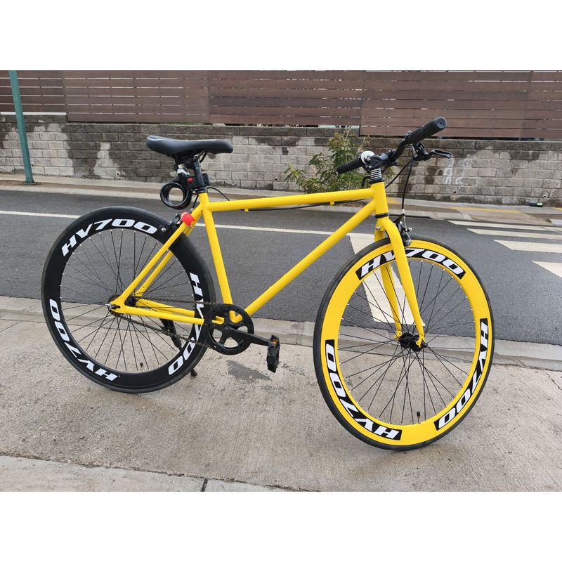 GENERICO - Bicicleta Fixie Fixie Triple 28 Adultos 1 Velocidad