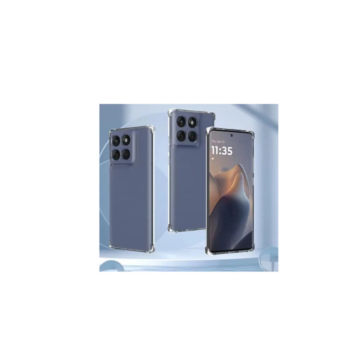 GENERICO - Carcasa Anti Golpes Transparente Para Motorola EDGE 60 5G