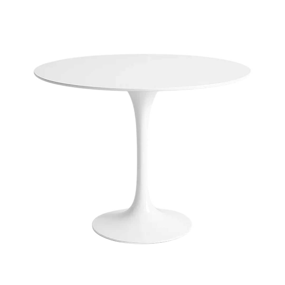MOBOI - Mesa Comedor Redonda Tulip Clasica 80cm Diametro Blanca